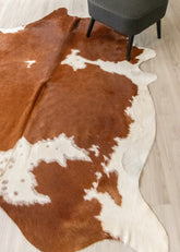 extra large cowhide rug